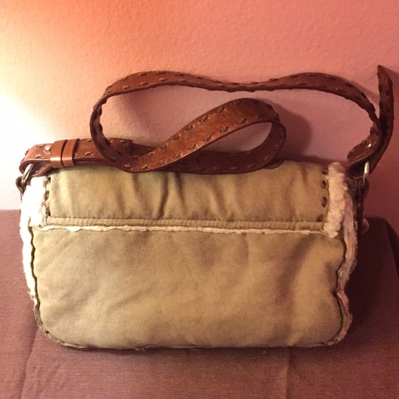Classic Missoni small suede / leather trim bag. - Picture 3 of 4